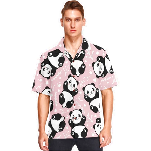 visesunny Mens Casual Button Down Short Sleeve Hawaiian Shirt Aloha Shirt