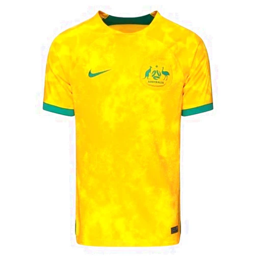 Nike AUSTRALIA 22/23 WOMEN'S SLIM FIT HOME JERSEY, YELLOW, XL