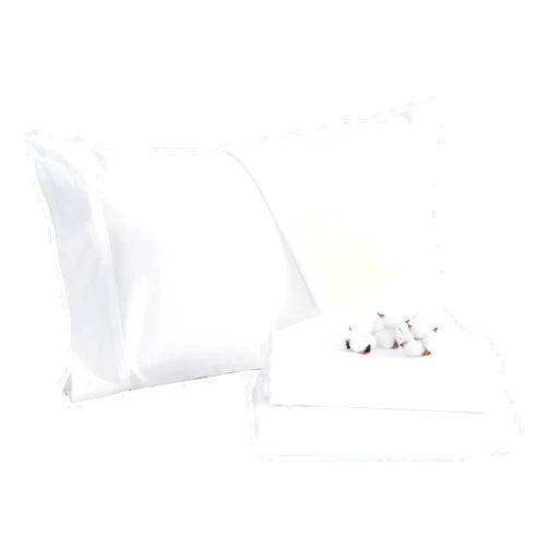 Overket Egyptian Cotton Sheets King Size 800 Thread Count Sheets 100% Cotton Sheets Lightweight Cooling Soft Sateen Weave 16 Inch Deep Pocket 4 PCS (White;King)