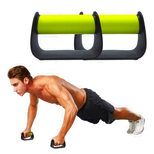 Feishibang Pushup Handles for Floor Board Portable Push Up Bars for People Fitness Home Workout Equipment,Colour Green