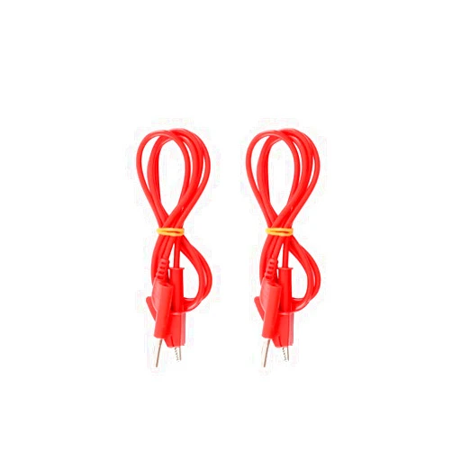 JESSINIE Banana Plug Test Leads Alligator Clips,1m Red 4mm Test Wire,1500V 10A, Multimeter Test Lead Cable for Electrical Testing 2PCS
