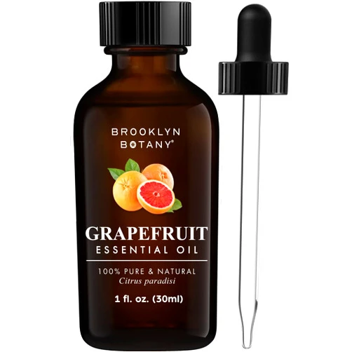 Brooklyn Botany Grapefruit Essential Oil – 100% Pure and Natural – Premium Grade Oil with Dropper - for Aromatherapy and Diffuser - 1 Fl Oz