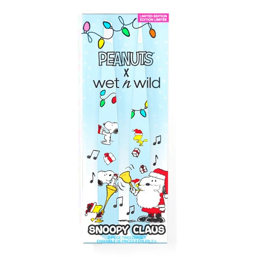wet n wild Peanut Collection Snoopy Claus 2-Piece Tweezer Set
