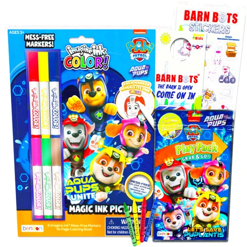 Paw Patrol Coloring and Activity Books - Imagine Ink Coloring Book, Play Pack, Stickers, More