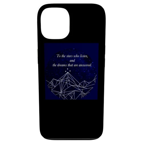 Bookish Gifts for Book lovers Creations by Hallows Bookworm ACOMAF To the Stars Night Court Bookish Case for iPhone 13