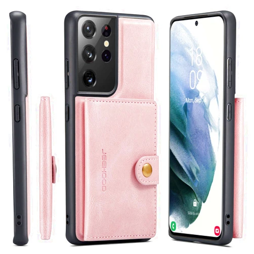Zinalop 2-in-1 Wallet Phone Case for Sumsang S21 Ultra 6.8