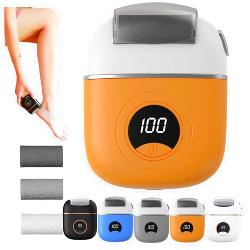 Generic Voalsz Feet Callus Remover Machine, Voalsz Foot Callus Remover,Voalsz Foot File,USB Rechargeable Foot Repair and Grinding Device Voals, Electric Foot Grinde, Electric Callus Foot Grinder (Orange)