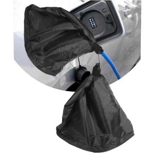 Bylikeho EV Charger Cover,EV Charger Plug Port Cover,Electric Car Charger Cover,Car Accessories Car Charging Port Cover,Outdoor Waterproof Snow Rain UV All-Weather Protection,Fits Most Electric Cars