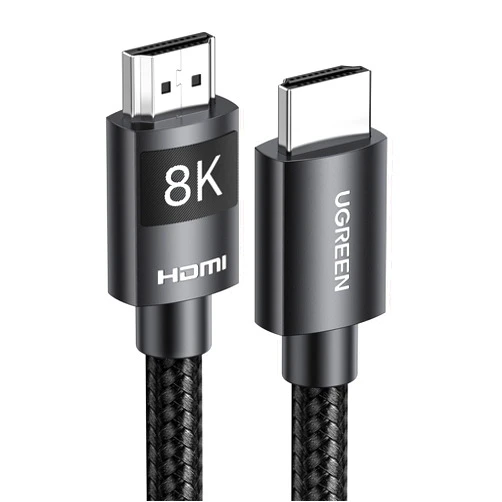 UGREEN HDMI 2.1 Cable 8K 6.6FT Ultra High Speed HDMI Cord Braided 48Gbps 4K@240Hz 10K 8K@60Hz Support Dynamic HDR eARC Dolby Atmos HDCP Compatible with PS5 PS4 Xbox Roku TV HDTV Blu-ray Projector