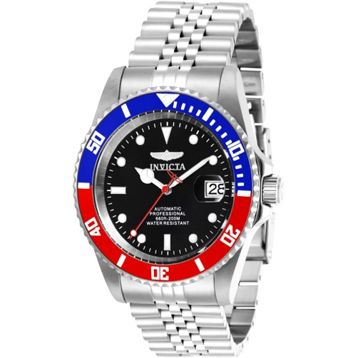 Invicta Men's Pro Diver Automatic Watch with Stainless Steel Band, Silver (Model: 29176)