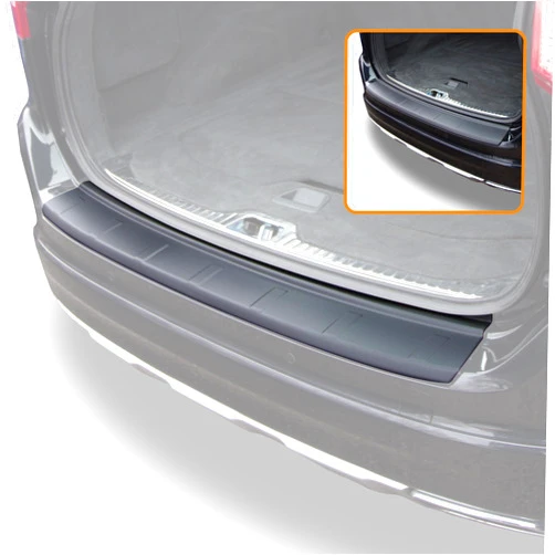 Travall Protector Compatible with Volvo XC60 (2014-2017) TBP1062P - Ridged Plastic Rear Bumper Protector