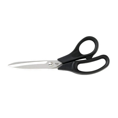 Gingher 8 Inch Lightweight Bent Trimmers (GS-8) Black