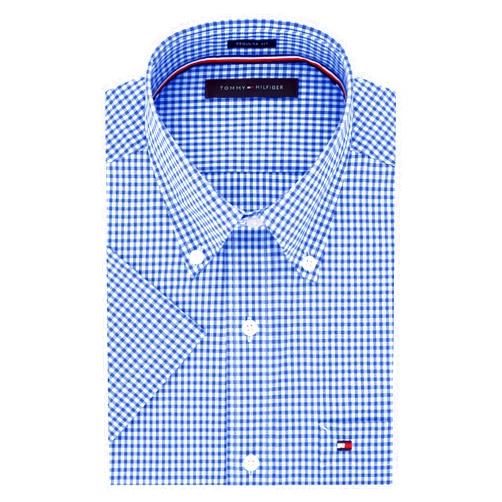 Tommy Hilfiger Men's Short Sleeve Button-down Shirt