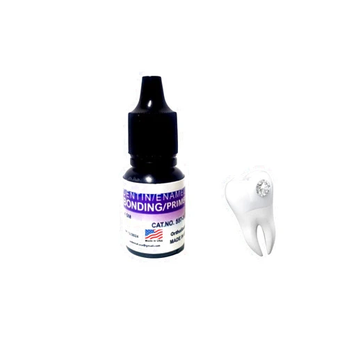 OS SmileWorld UV Bonding - Tooth Gem - Braces - 1 Bottle 7 ml Kit - Made In USA Tooth Gems, Metal, Plastic ETC.