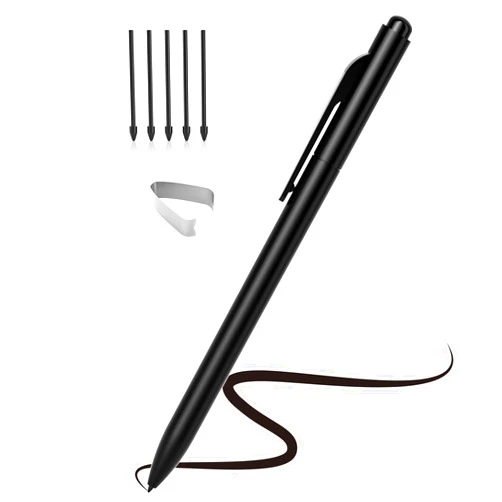 Ciscle EMR Stylus Compatible with Remarkable 2, Replacement Digital Pen with Eraser, 4096 Pressure Levels, Palm Rejection, Tilt Support, for Remarkable/Samsung/Wacom/Onyx EMR Devices-with 5 Pen Tips