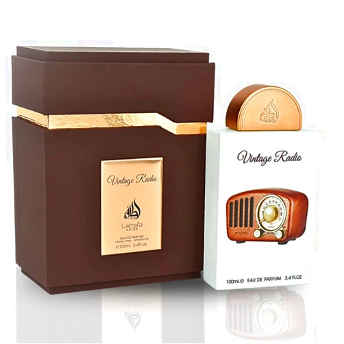 Lattafa Pride Vintage Radio 100Ml (3.4Oz), Long Lasting & Luxurious Fragrances from East, Perfume For Men & Women.