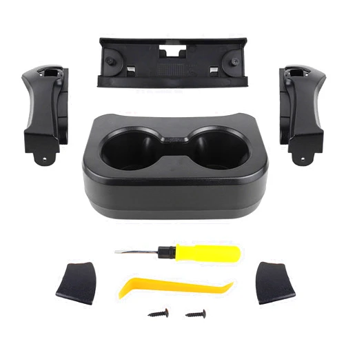 Akmties ABS for Bronco Dual Cup Holder Removable Rear Seat Cup Holder Fit for 2021 2022 2023 2024 2/4 Door Ford Bronco