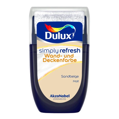 Dulux Simply Refresh Wall and Ceiling Paint Sand Beige Tester 30 ml