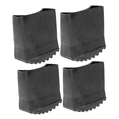 FOYTOKI 4pcs Ladder Foot Cover Ladder Leg Caps Werner Ladder Parts Extension Ladders Feet Steep Ladder Foot Pads Cushion Telescoping Ladder Feet Ladder Leg Leveler Rubber Ladder Cover Fold