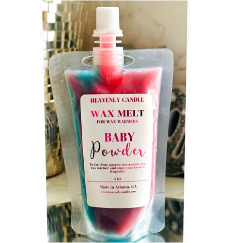 Heavenly Candle Baby Powder Wax Melts NO Mess Squeeze Wax