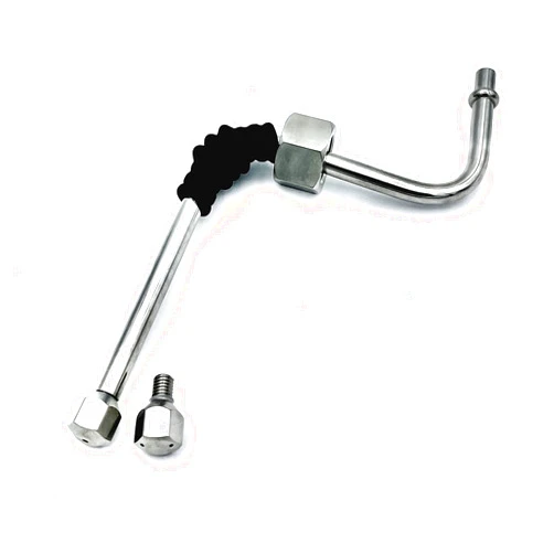 MacMaxe Stainless Steel Steam Wand Upgrade with Additional 3 Hole Tip Nozzle for Rancilio Silvia (V1/V2) Espresso Machine (Steam Wand with Nuzzle)