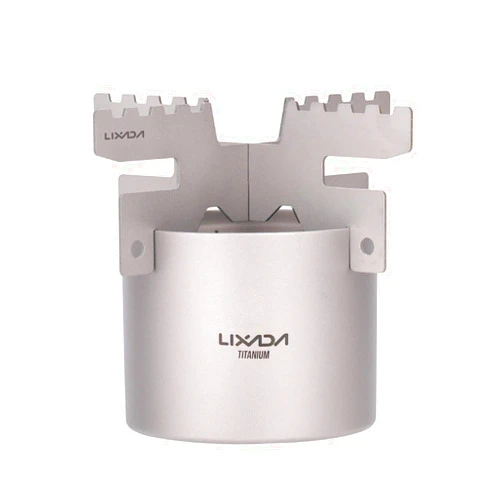 LIXADA Mini Lightweight Titanium Stove ALC-ohol Stove Support Bracket Cross Stand Cross Stand Rack for Outdoor Camping Backpacking Hiking etc
