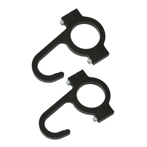 Speedway Motors Helmet and Steering Wheel Hooks, Black - 2 Pack