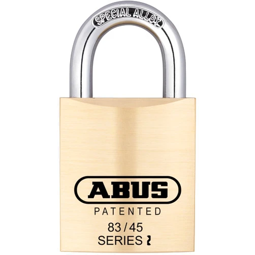 ABUS 83/45-300 S2 Schlage 45mm All Weather Solid Brass Rekeyable Padlock with 1