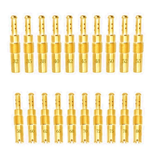 ZSDTRP 20pcs Carburetor Carb Slow Pilot Jet Kit for PWK PWM PJ PE FCR Keih-in OK-O Poli-ni Replacement Drive Further,Faster,Economy (KE 424-21,#32-#80 SCL-2018090003-ZH-A03)