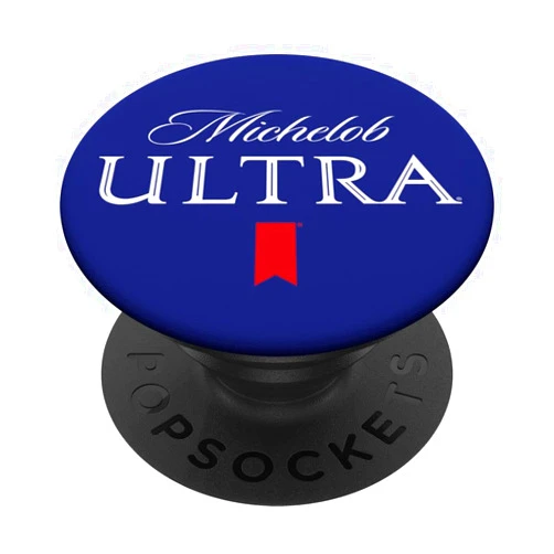 Michelob Ultra Blue Logo PopSockets Stand for Smartphones & Tablets PopSockets PopGrip: Swappable Grip for Phones & Tablets PopSockets Adhesive PopGrip