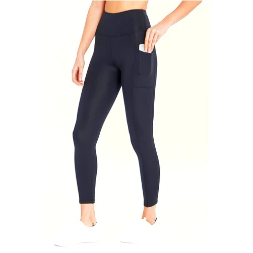Bally Total Fitness Women's High Rise Side Pocket Ankle Legging