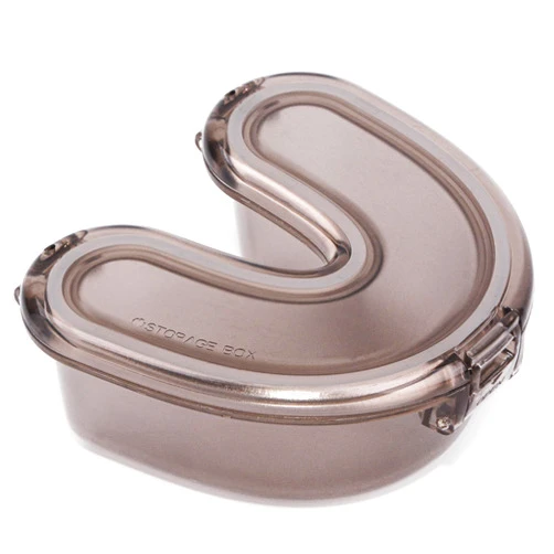 DOTCUTY Retainer Case Travel Denture Holder: Leak Proof Aligner Case, Portable Night Guard Case, Easy to Clean Aligner Case for Household, Travel, Office