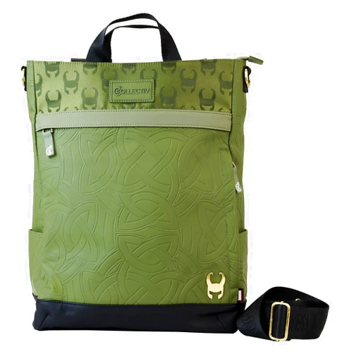 Loungefly COLLECTIV MARVEL LOKI The CREATIV CONVERTIBLE TOTE BAG
