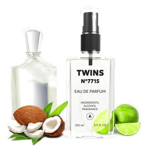 TWINS PARFUM TWINS Impression of Virgin Island Water | Unisex Perfume for Women and Men Eau de Parfum | No.7715 | 3.4 Fl Oz / 100 ml