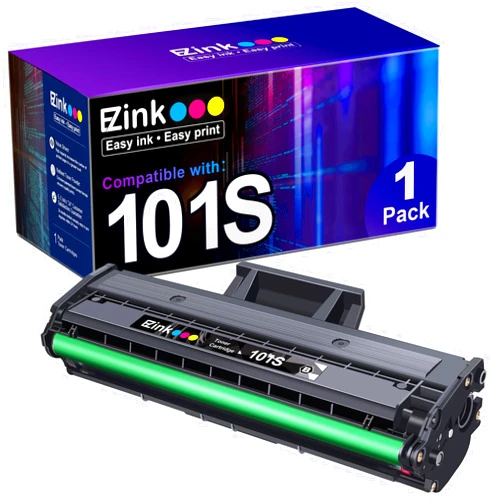 E-Z Ink Compatible Toner Cartridge Replacement for Samsung MLT-D101S 101S MLTD101S to use with ML-2166W ML-2160 ML-2165 SCX-3405W ML-2165W SCX-3405FW SCX-3400 SCX-3401FH SF-760P Printer (1 Black)