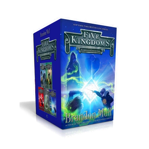 Brandon Mull Five Kingdoms Complete Collection (Boxed Set): Sky Raiders; Rogue Knight; Crystal Keepers; Death Weavers; Time Jumpers