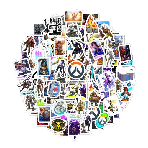 BulbaCraft 102 Pcs Video Game Stickers for Laptop, Game Merchandise, Game Merch, Game Figure, Game Toy, Game Poster