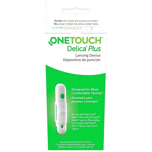 OneTouch Delica Plus Lancing Device with 25 Pcs Lancets