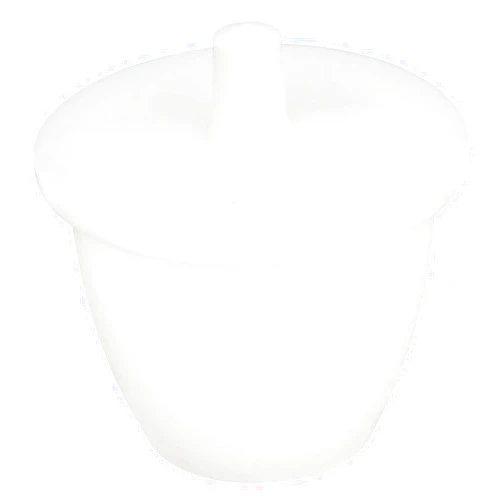 stonylab PTFE Crucible, 50 ML High Form PTFE Crucible Cup Beaker with Lid Cover, Acid and Alkali Resistant, High Temperature Resistant, for Laboratory Research