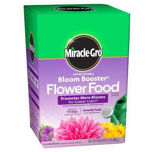 Miracle-Gro 1001921 Water Soluble Bloom Booster Flower Food (6 Pack)