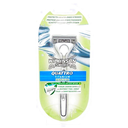 Wilkinson Sword Quattro Titanium Sensitive Razor