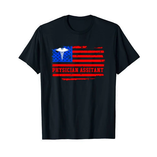 SHIRTSIDE Physician Assistant Physician Assistant Flag - PA Gift for Physician Assistant T-Shirt