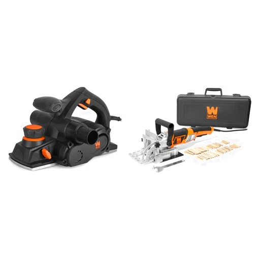 WEN Electric Hand Planer (6534) and Plate Joiner (JN8504) Bundle