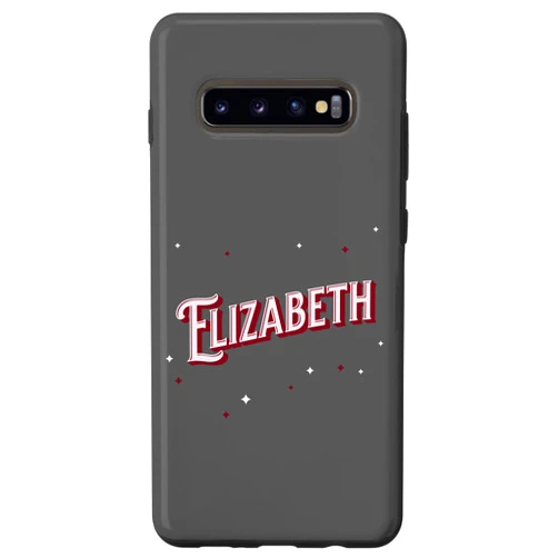 Elizabeth Name Mädchen und Frauen Galaxy S10+ Elizabeth Name Personalised Case