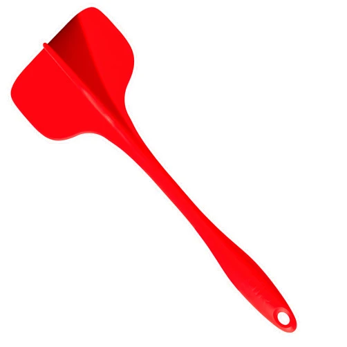 GIR: Get It Right Premium Silicone Quad Meat Chopper - Non-Stick Heat Resistant Potato Mashers and Hamburger Chopper - Mini - 9 IN, Red