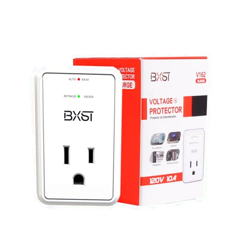 BXST Refrigerator Surge Protector for Home Appliances Single Outlet Wall Surge Voltage Protector Small Power Socket 120V 10A (ETL)