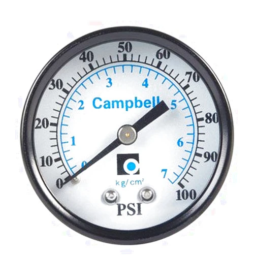 Campbell Manufacturing Campbell Pressure Gauge 100 psi
