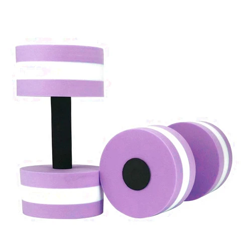 Owill-home Water Dumbbells - Set of 2 Water Aerobic Exercise Foam Dumbbell Pool Resistance, Water Weights Fitness Gear Aquatic Dumbbells for Minimum Stress Training