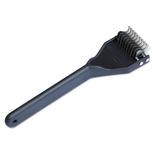 Mars Coat King Dematting Undercoat Grooming Rake Stripper Tool for Dogs and Cats, Stainless Steel with Plastic Handle, Made in Germany, 10-Blade Medium
