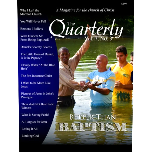 By Bradley S. Cobb (Author), Blake Hudson (Author), Ben Mitchell (Author), Alexander Campbell (Author), Noah Wall (Author), Bill Howard (Author), John Krivak (Author), Gerald Cowan (Author), Jake Schotter (Author), D.H. Bays (Author) & 6 more The Quarterly (Volume 7, Number 3): A Magazine for the Church of Christ